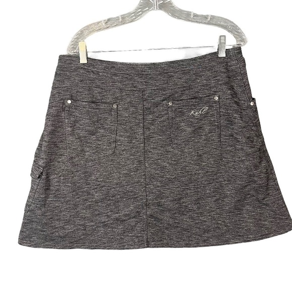 Kuhl Gray Skort Athletic Skirt Grey Size Large - Picture 2 of 8